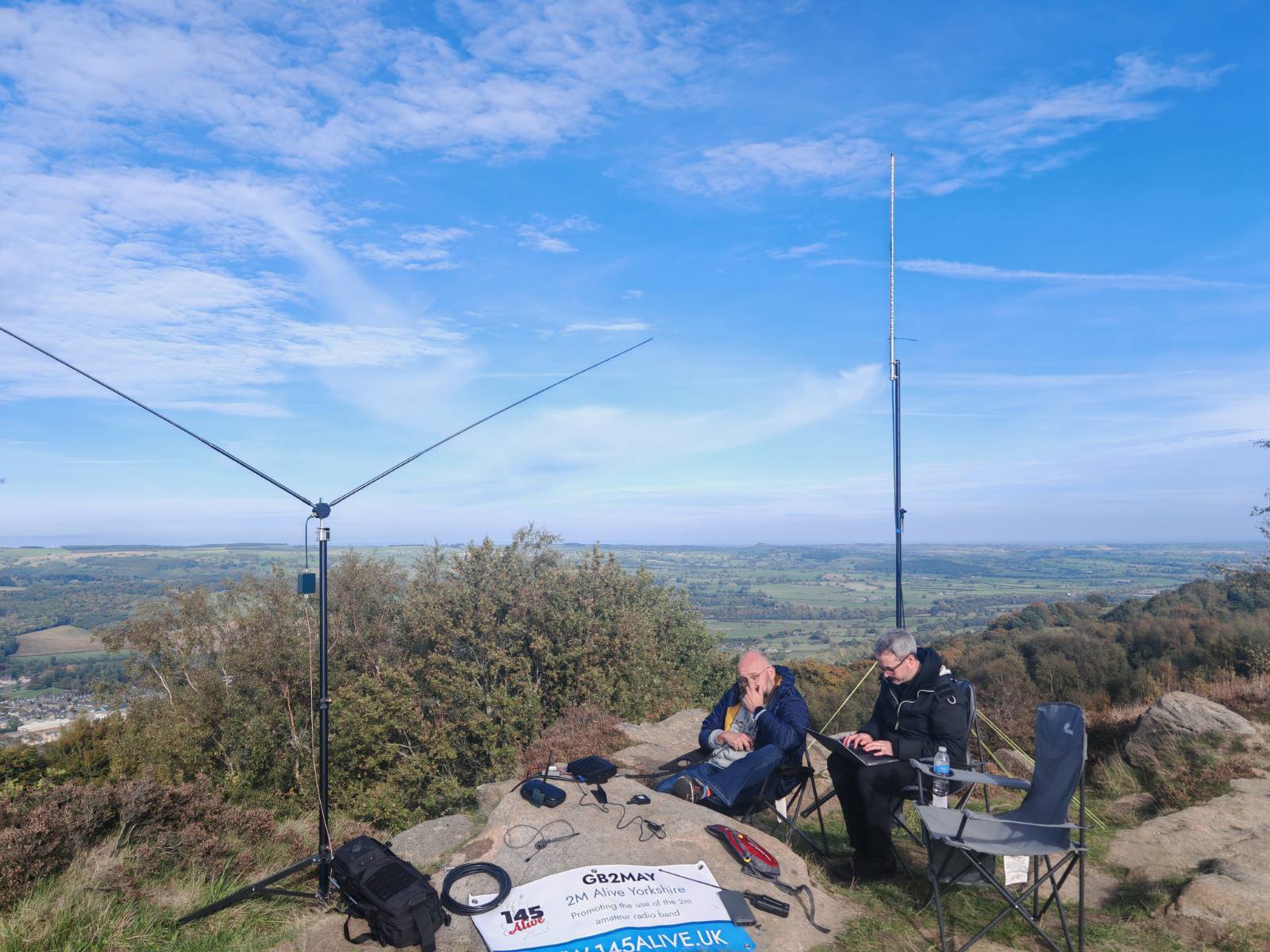 145 Alive Special Event Station - GB2MAY at Otley Chevin 11/10/25
Connecting Yorkshire Through Amateur & Mesh Radio